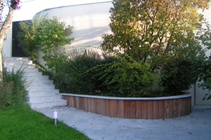 Jardin et cheminement paysager
